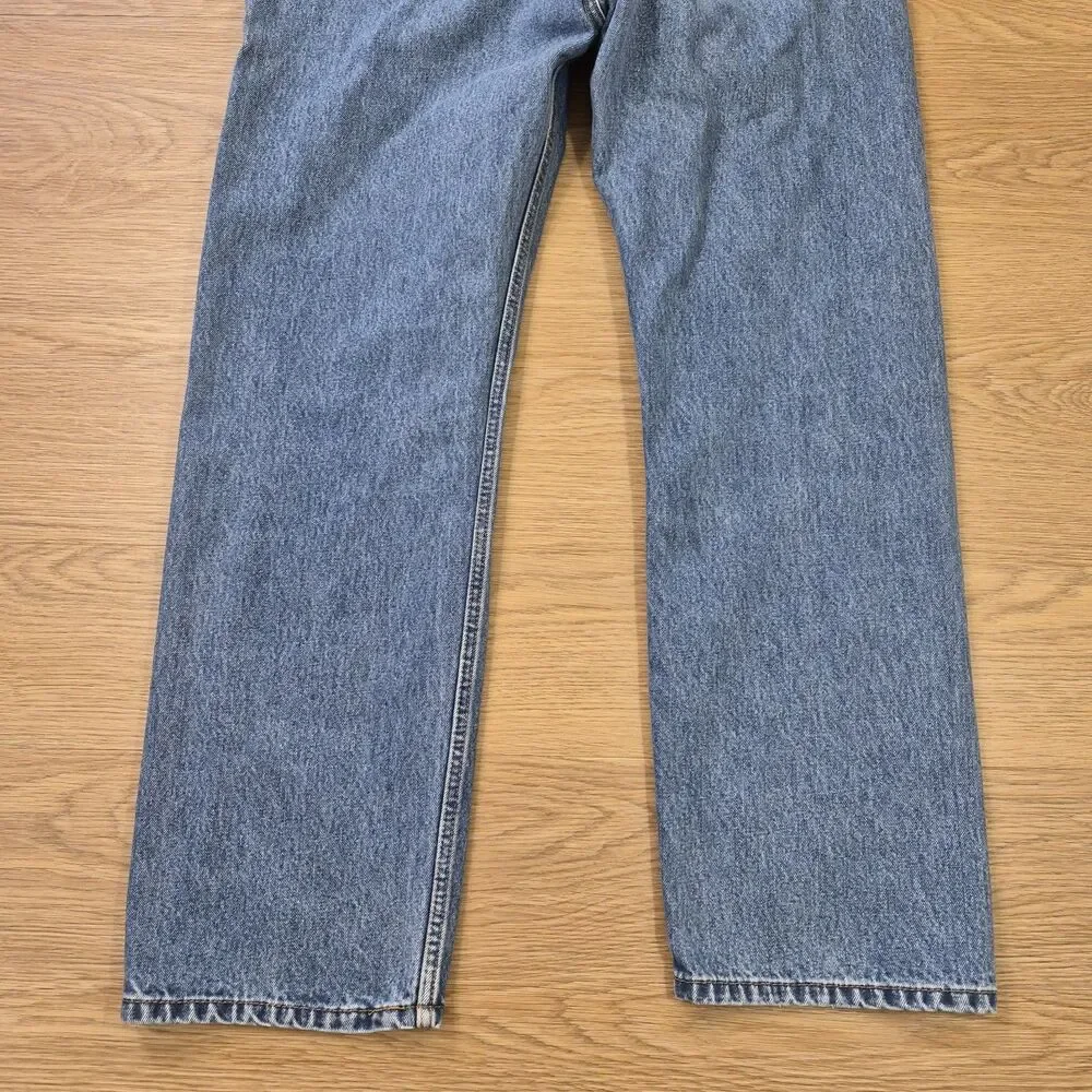 Vintage Levis 505 Jeans Mens 38x30 Blue Denim Cowboy Stretch Pants Y2K